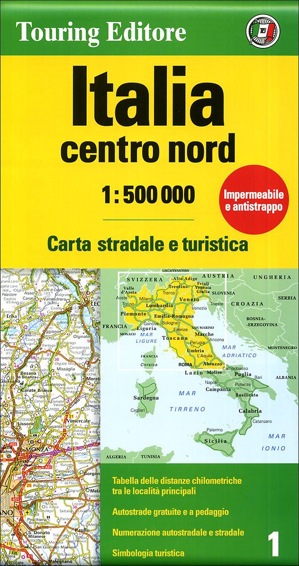 Italy Central and North: TCI.0.CN1 (Carta Stradale d'Italia) Leisure, Home & Garden