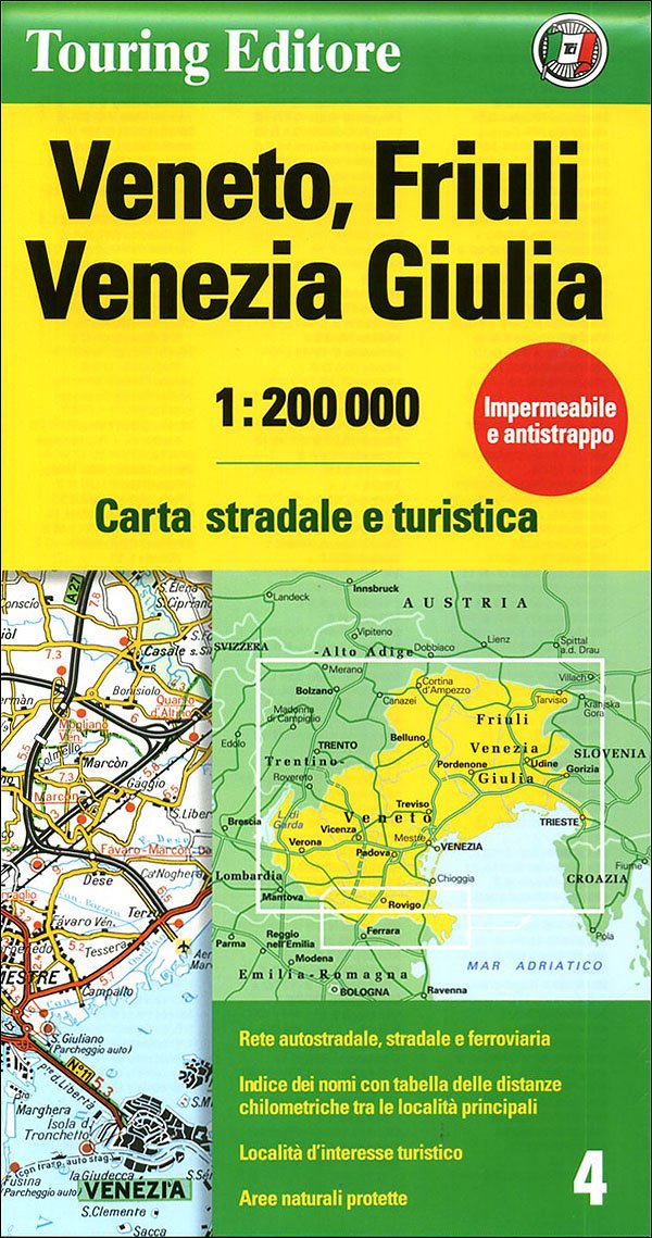 Veneto, Friuli, Venezia, Giulia: TCI.R04 (Regional Road Map) Leisure, Home & Garden