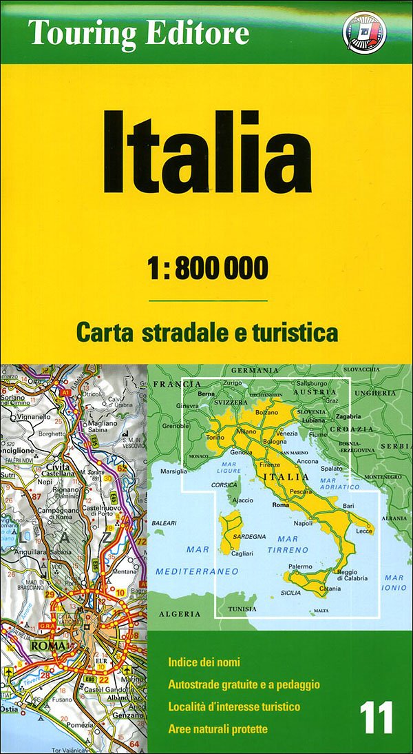 Italia 1:800.000. Ediz. illustrata (Carte stradali d'Europa) Leisure, Home & Garden