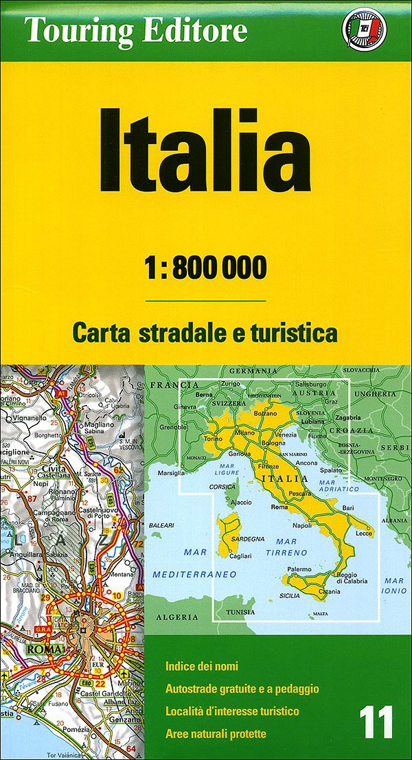 Italy: TCI.0.IT (Carte d'Europa 1:800.000) Leisure, Home & Garden
