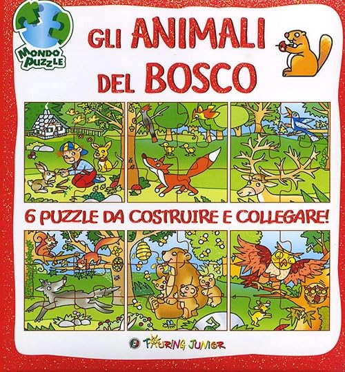 Gli animali del bosco. Libro puzzle Non-fiction