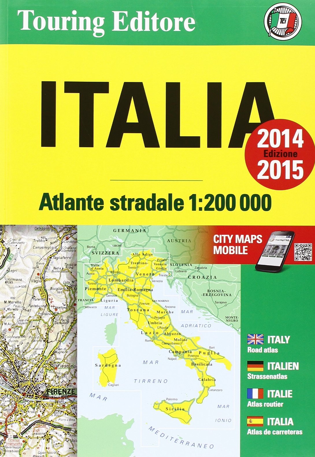 Italy Atlas - Atlante Stradale (2015) (Atlanti stradali d'Italia) Geology & Geography