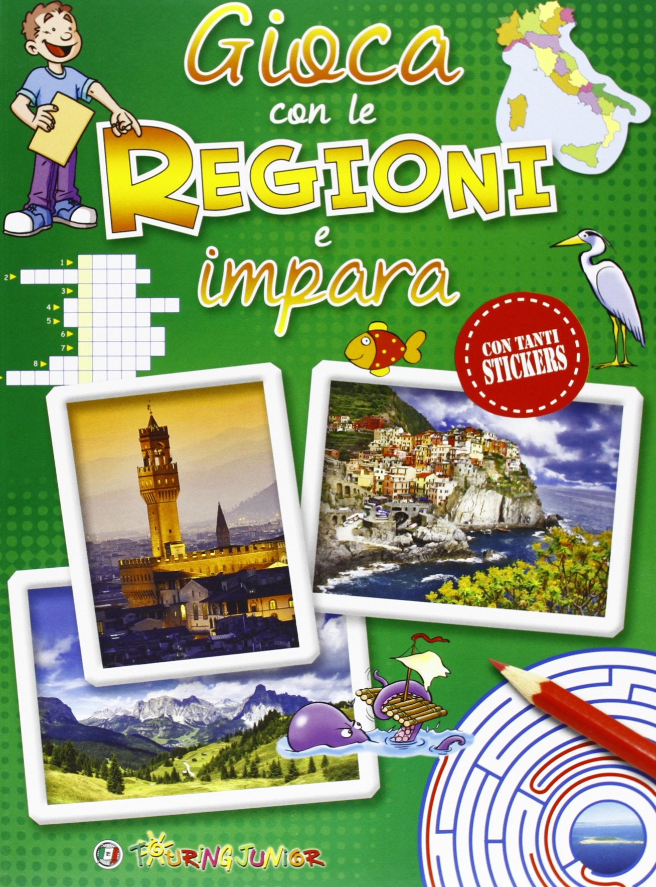 Gioca con le regioni e impara. Con adesivi book