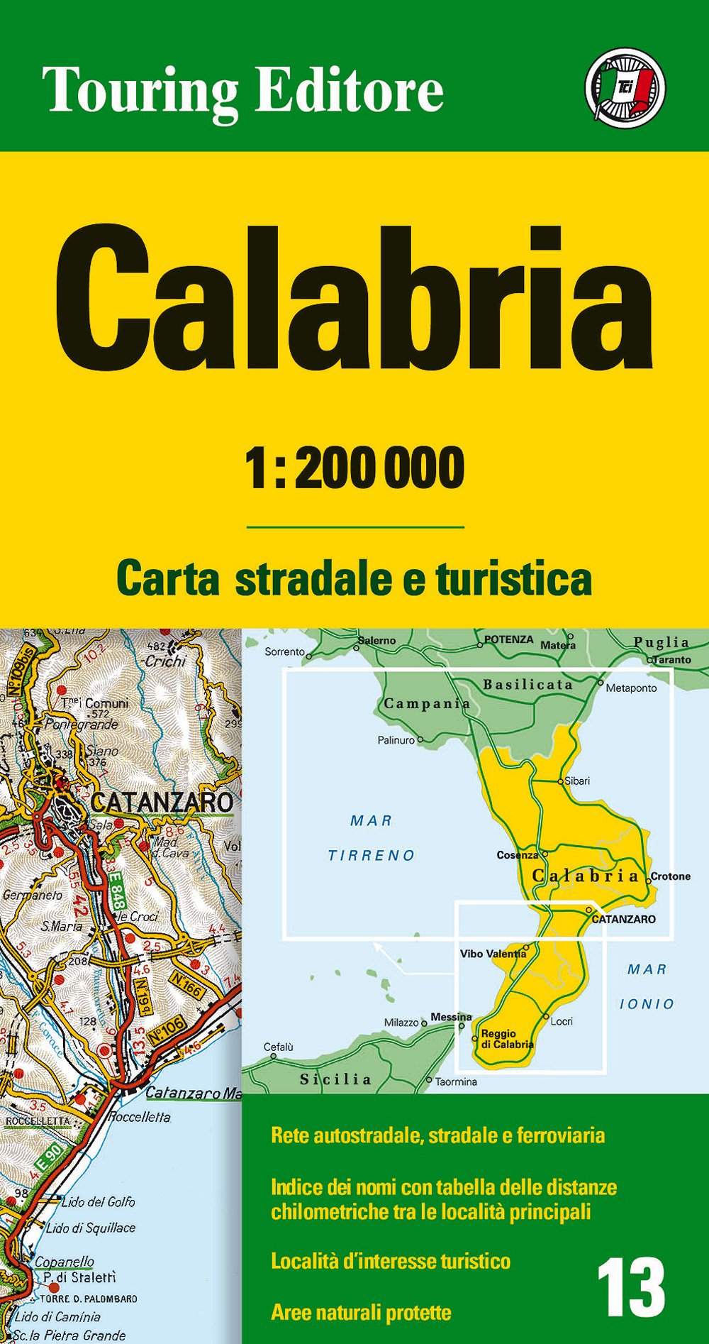 Calabria 1:200.000. Carta stradale e turistica Leisure, Home & Garden