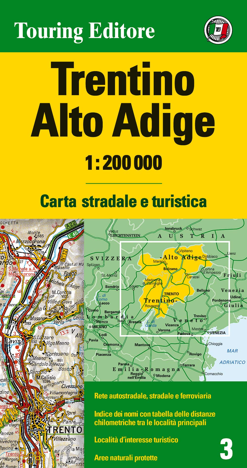 Trentino Alto Adige 1:200.000. Carta stradale e turistica Leisure, Home & Garden