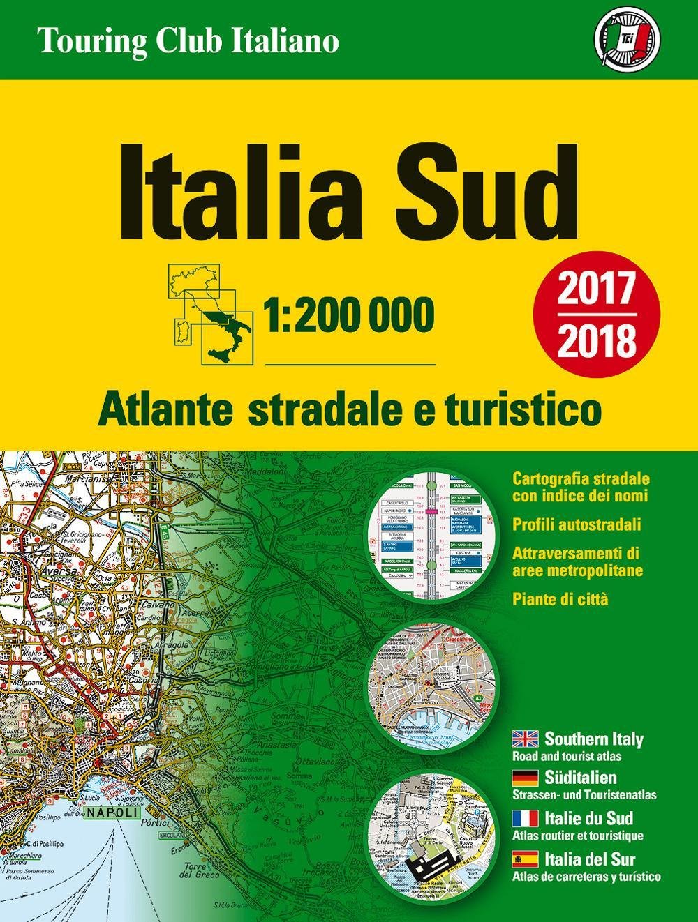 Italy South Atlas - Atlante Stradale Sud: TCI.A3 Leisure, Home & Garden