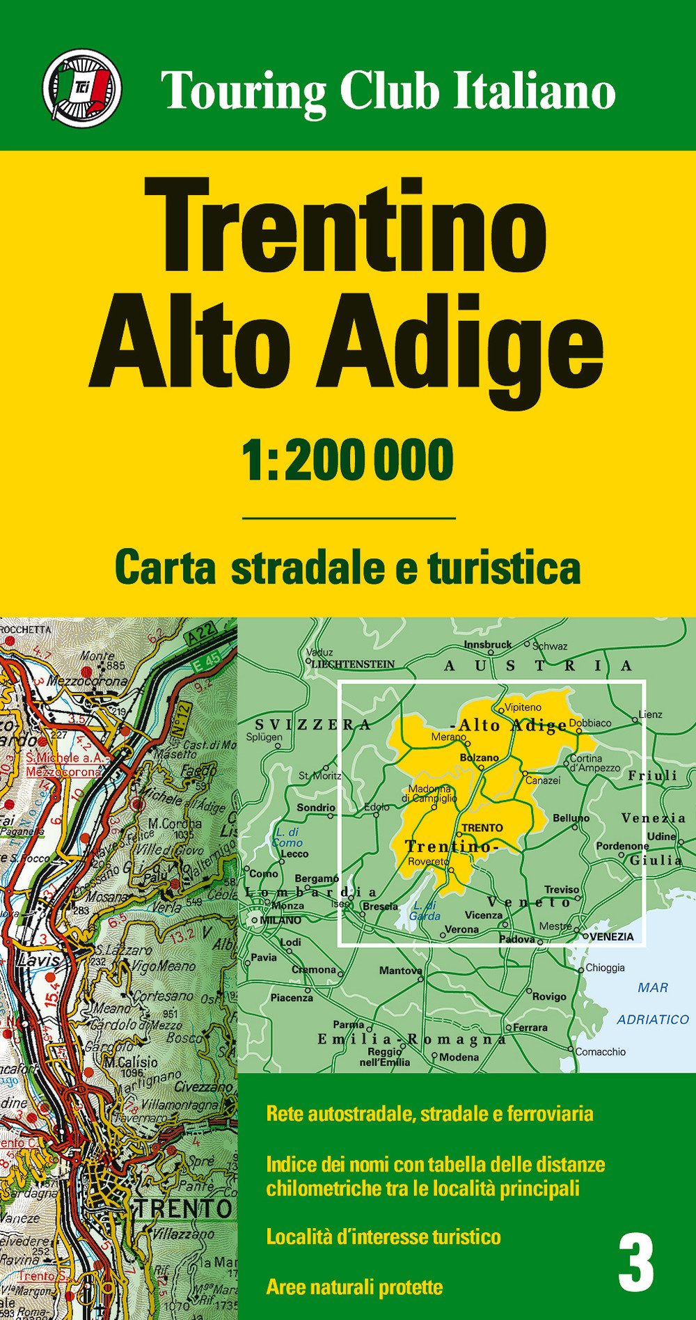 Trentino / Alto Adige: TCI.R03 (Carta stradale e turistica, Band 3) Leisure, Home & Garden