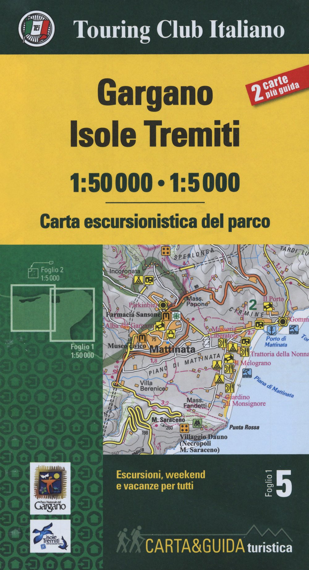 Gargano. Isole Tremiti 1:50.000-1:5000. Carta escursionistica del parco (Carta & guida, Band 5) Leisure, Home & Garden