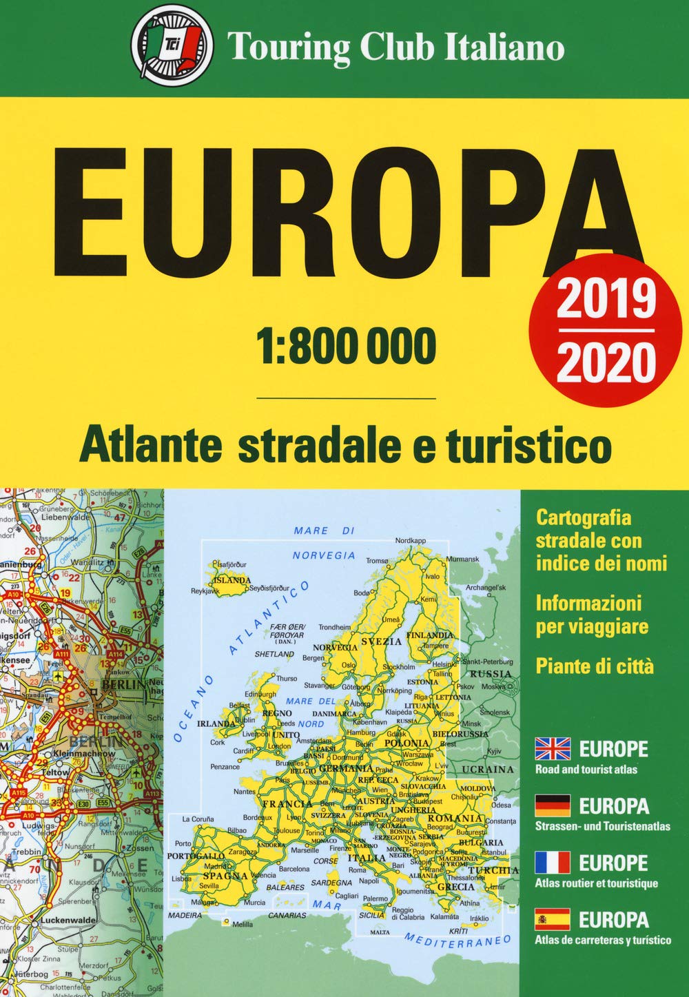 Europa. Atlante stradale e turistico 1:800.000 (Atlanti stradali e turistici) Leisure, Home & Garden