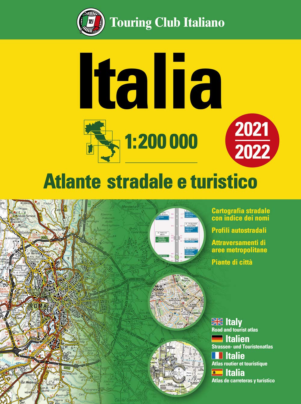 Atlante stradale Italia 1:200.000. Cofanetto book
