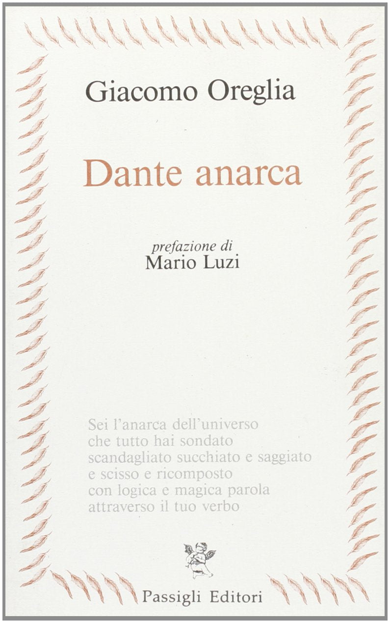 Dante anarca e i suoi sei maestri (Passigli poesia) Poetry