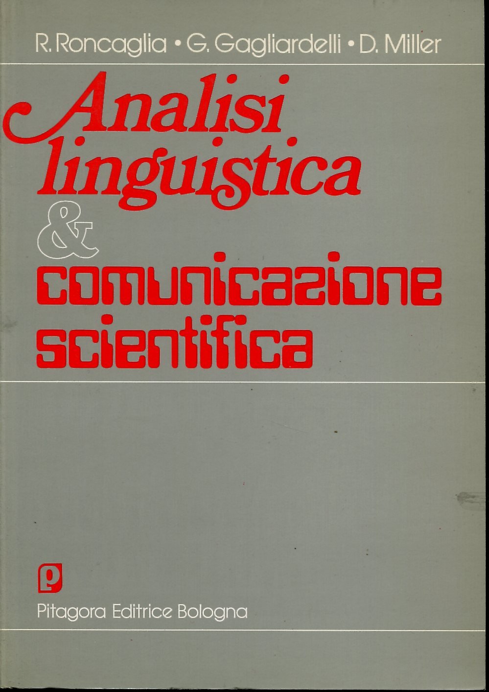 Analisi linguistica e comunicazione scientifica Social Sciences