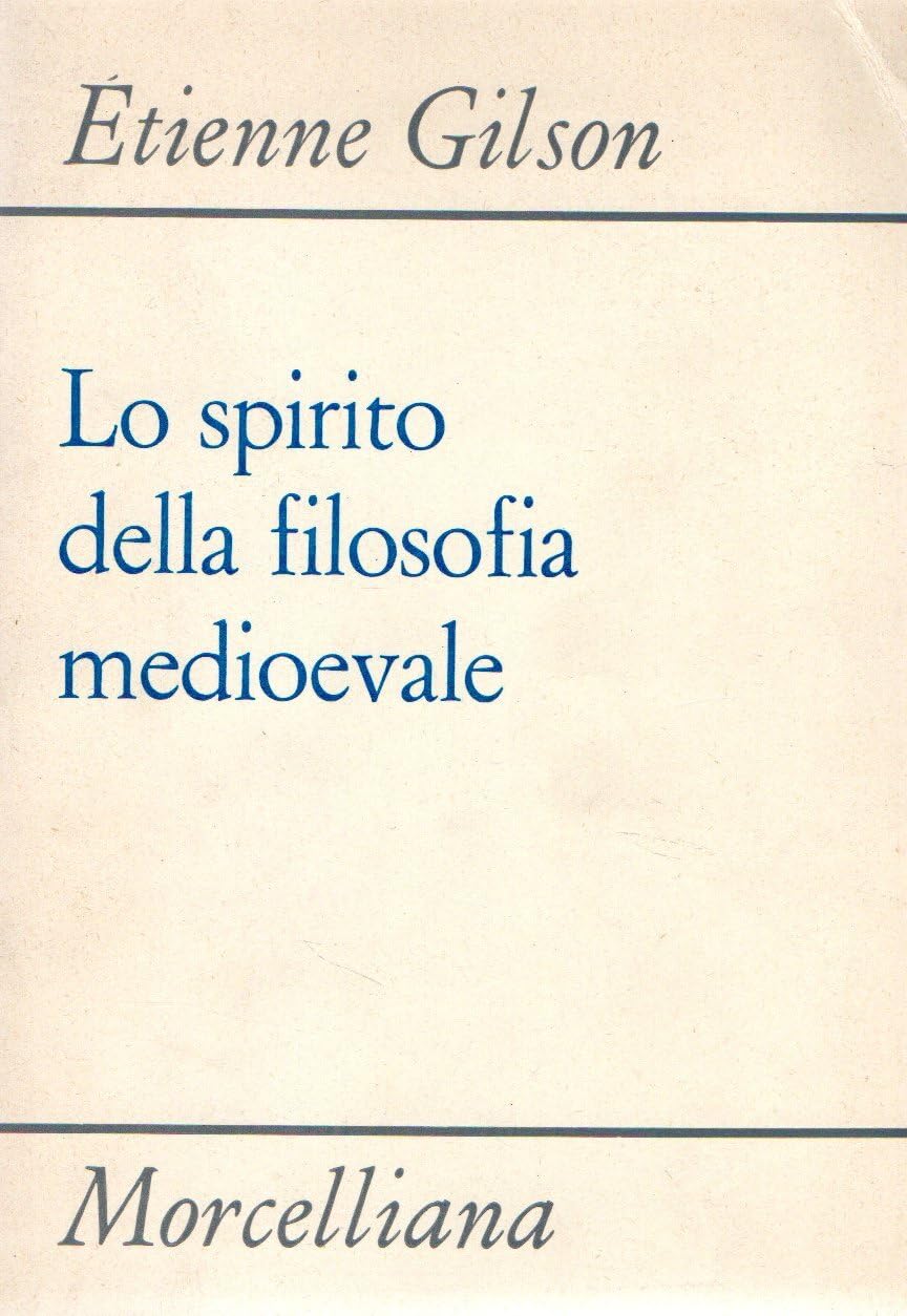 Lo spirito della filosofia medioevale book