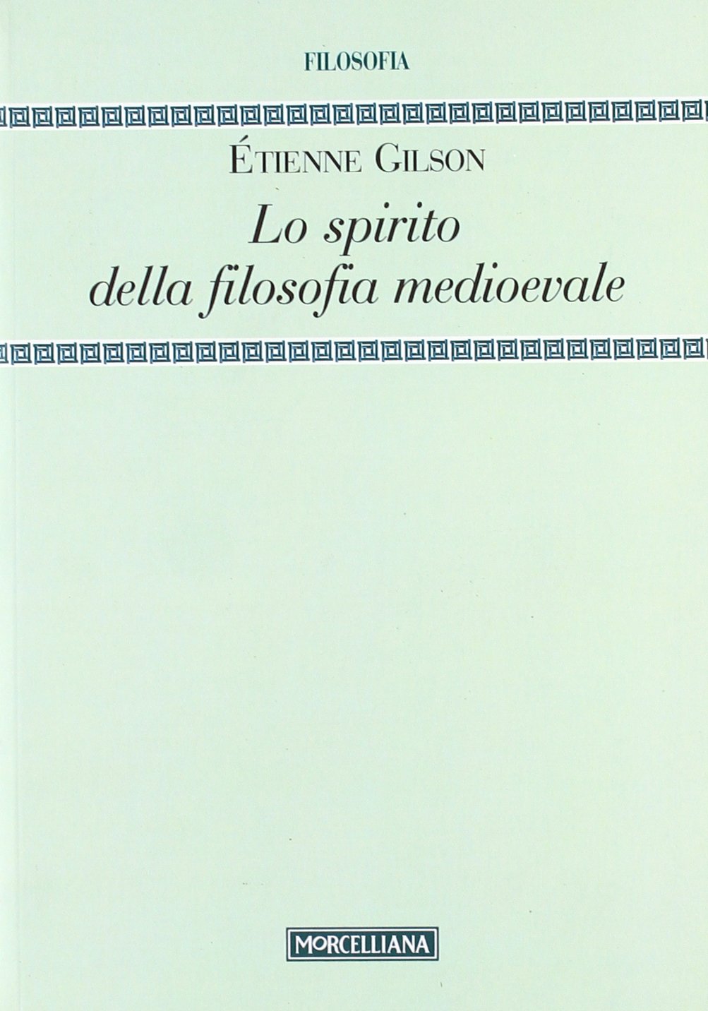 Lo spirito della filosofia medioevale book