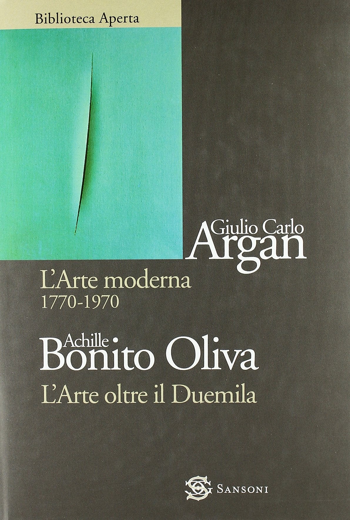 L'arte moderna 1770-1970-L'arte oltre il Duemila (Biblioteca aperta Sansoni) Film, Art & Culture