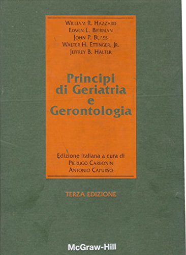 Principi di geriatria e gerontologia (Medicina) Medicine