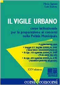 Il vigile urbano (Corsi & concorsi) Social Sciences