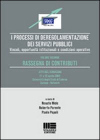 I processi di deregolamentazione dei servizi pubblici (SVIMAP) Business, Finance & Career