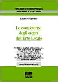 Le competenze degli organi dell'ente locale (Strumenti di diritto pubblico) Law