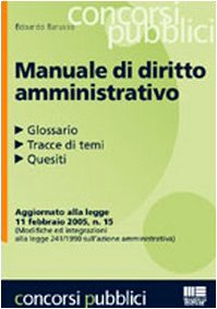 Manuale di diritto amministrativo (Corsi & concorsi) Law
