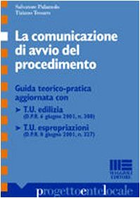 La comunicazione di avvio del procedimento (Progetto ente locale) Law