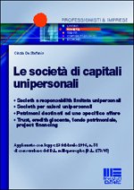 Le società di capitali unipersonali (Professionisti & Imprese) Law