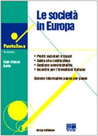 Le società in Europa (Puntolinea) Law