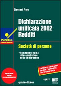 Dichiarazione unificata 2002. Redditi Law