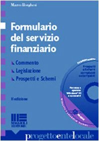 Formulario del servizio finanziario (Progetto ente locale) Business, Finance & Career