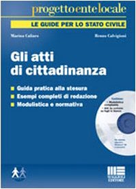 Gli atti di cittadinanza book
