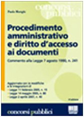 Procedimento amministrativo e diritto d'accesso ai documenti book