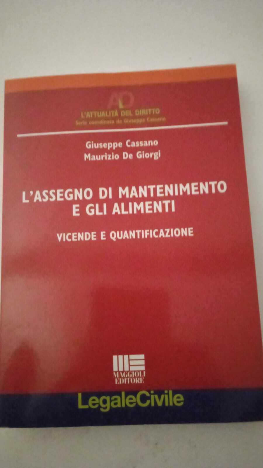 L'assegno di mantenimento e gli alimenti (Legale) Law