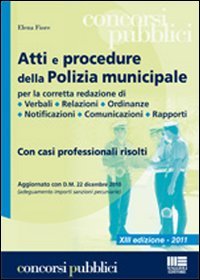 Atti e procedure della polizia municipale (Concorsi pubblici) Law