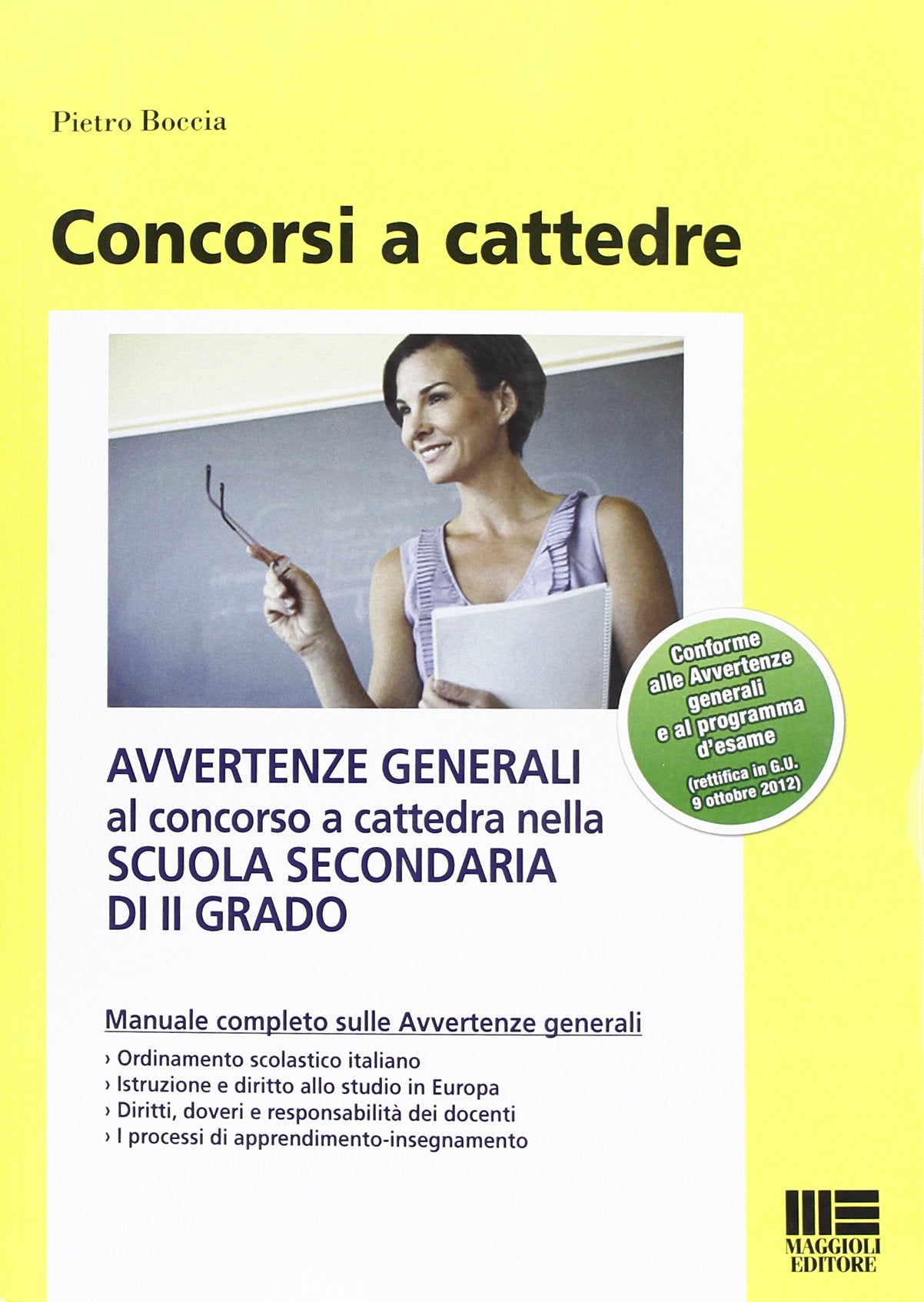 Avvertenze generali al concorso a cattedra nella scuola secondaria di II grado book