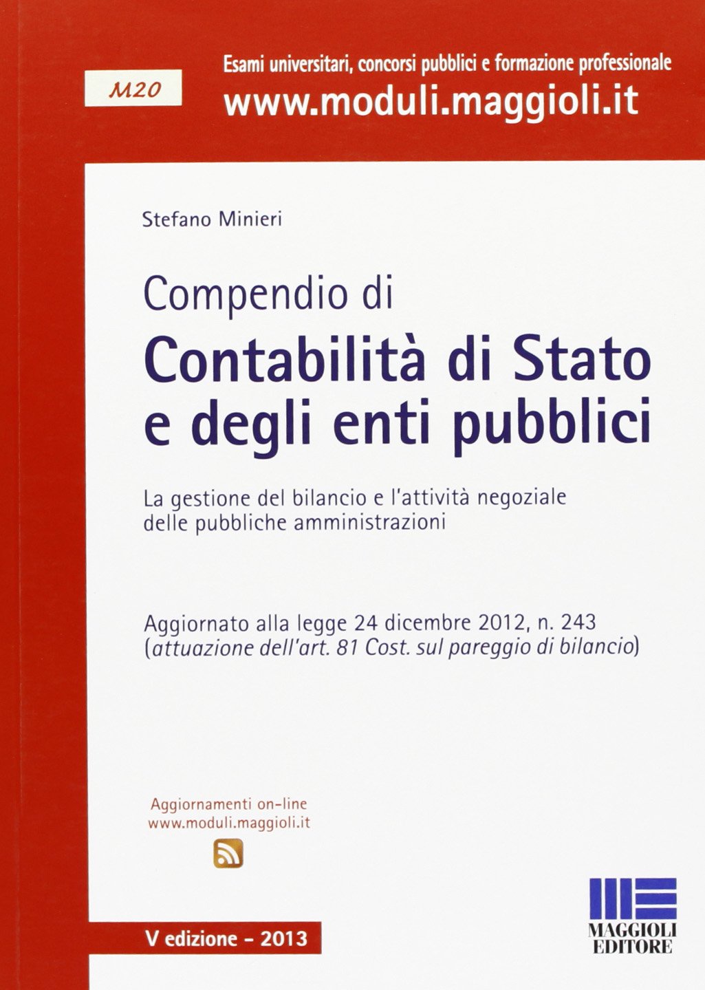 Compendio di contabilità di Stato e degli enti pubblici book