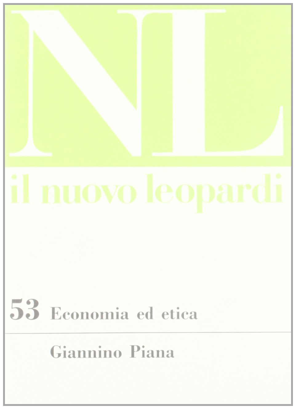 Economia ed etica book