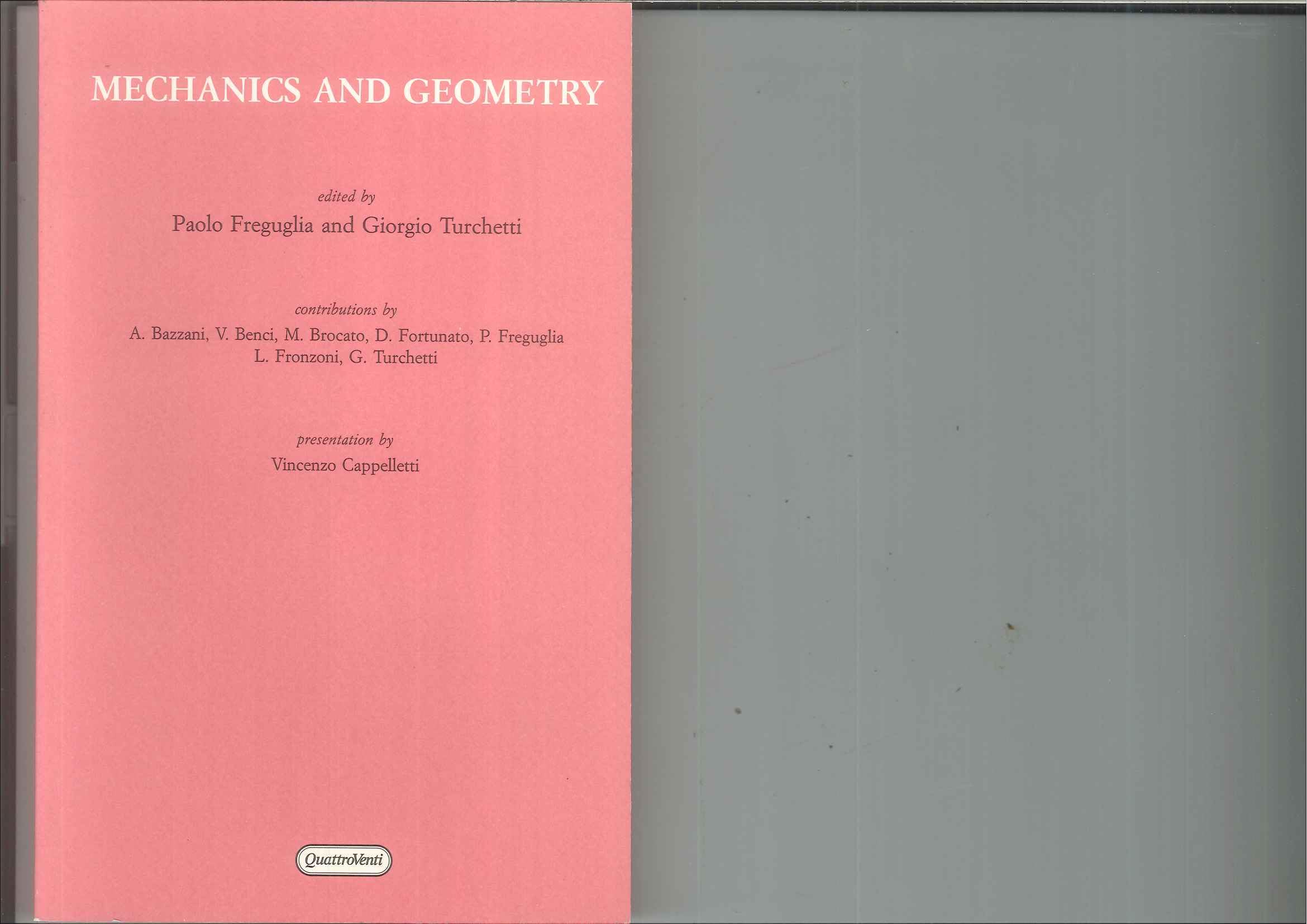 Mechanics and geometry (Biblioteca scientifica) Mathematics