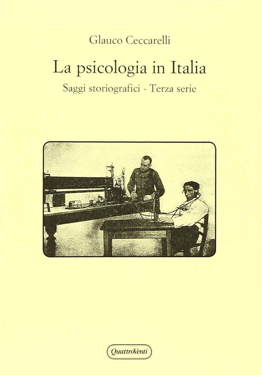 Psicologia in Italia. Saggi storiografici. Terza serie book