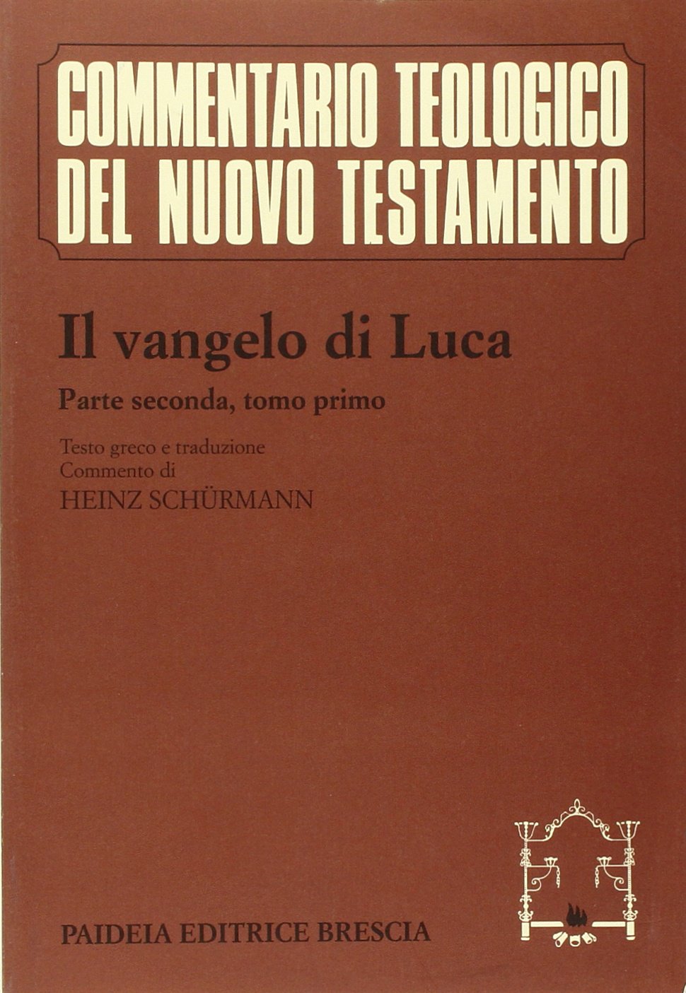 Il Vangelo di Luca. Testo greco e italiano. Commento ai capp. 9, 51 e 11, 54 (Vol. 2/1) (Commentario teol. del Nuovo Testamento) Religion & Esotericism