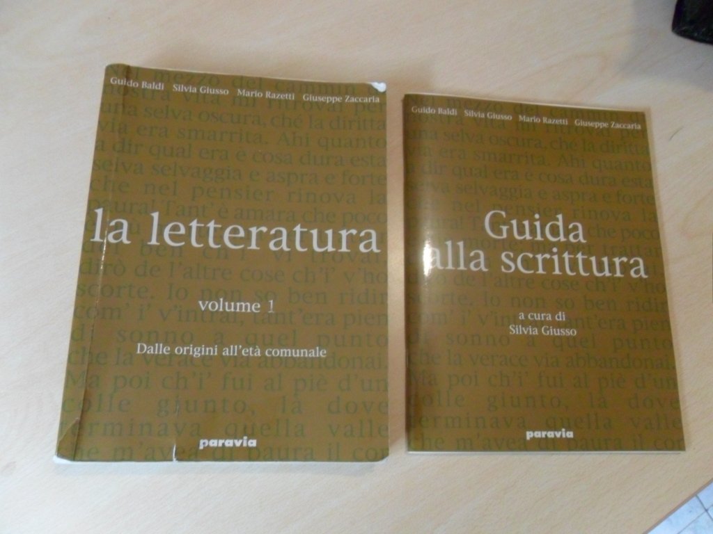 La letteratura. Per le Scuole superiori. Dalle origini all'età comunale (Vol. 1) Professional & Reference Books