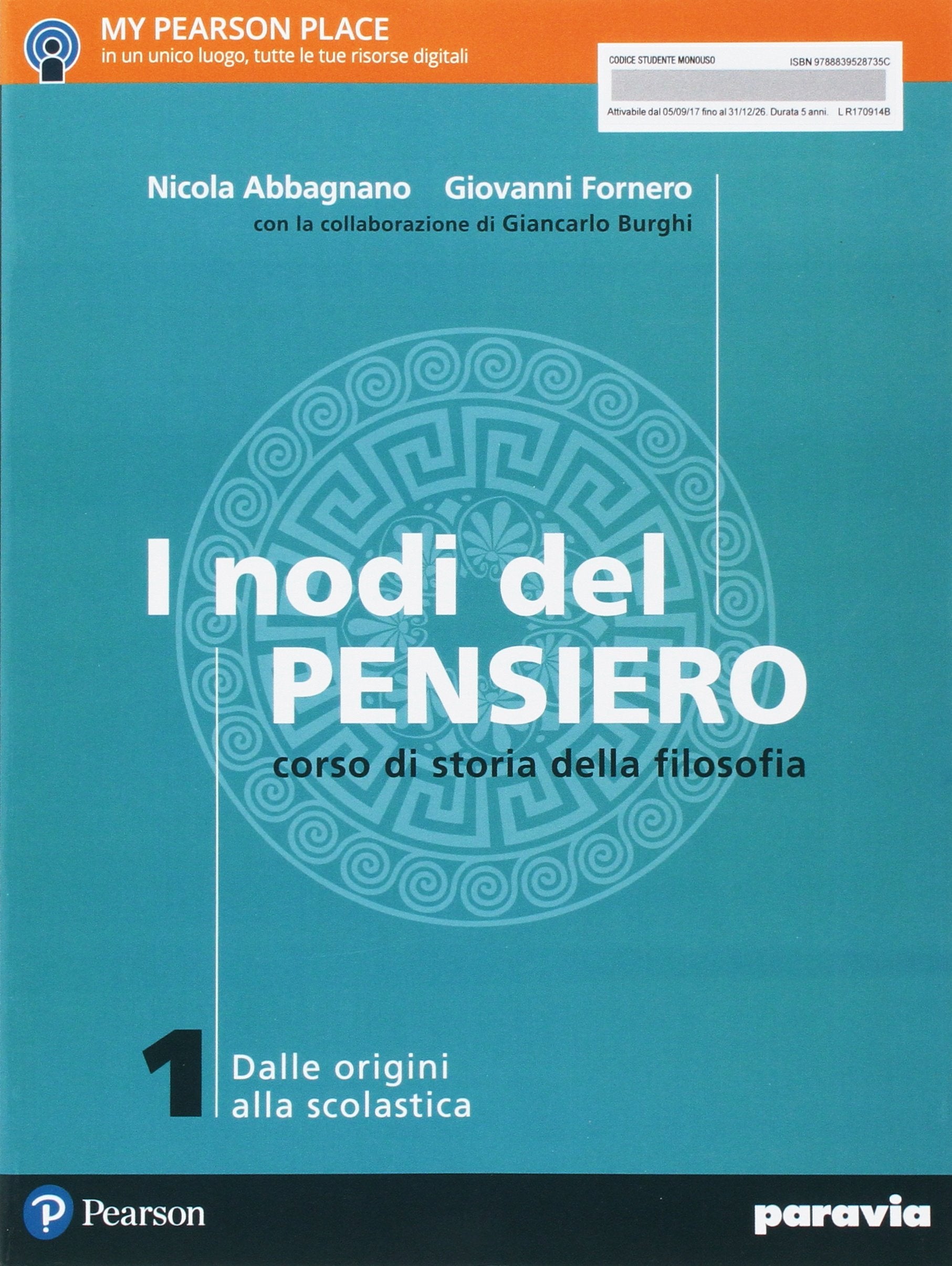 I nodi del pensiero. Per le Scuole superiori. Con e-book. Con espansione online. Dalle origini alla scolastica (Vol. 1) Professional & Reference Books