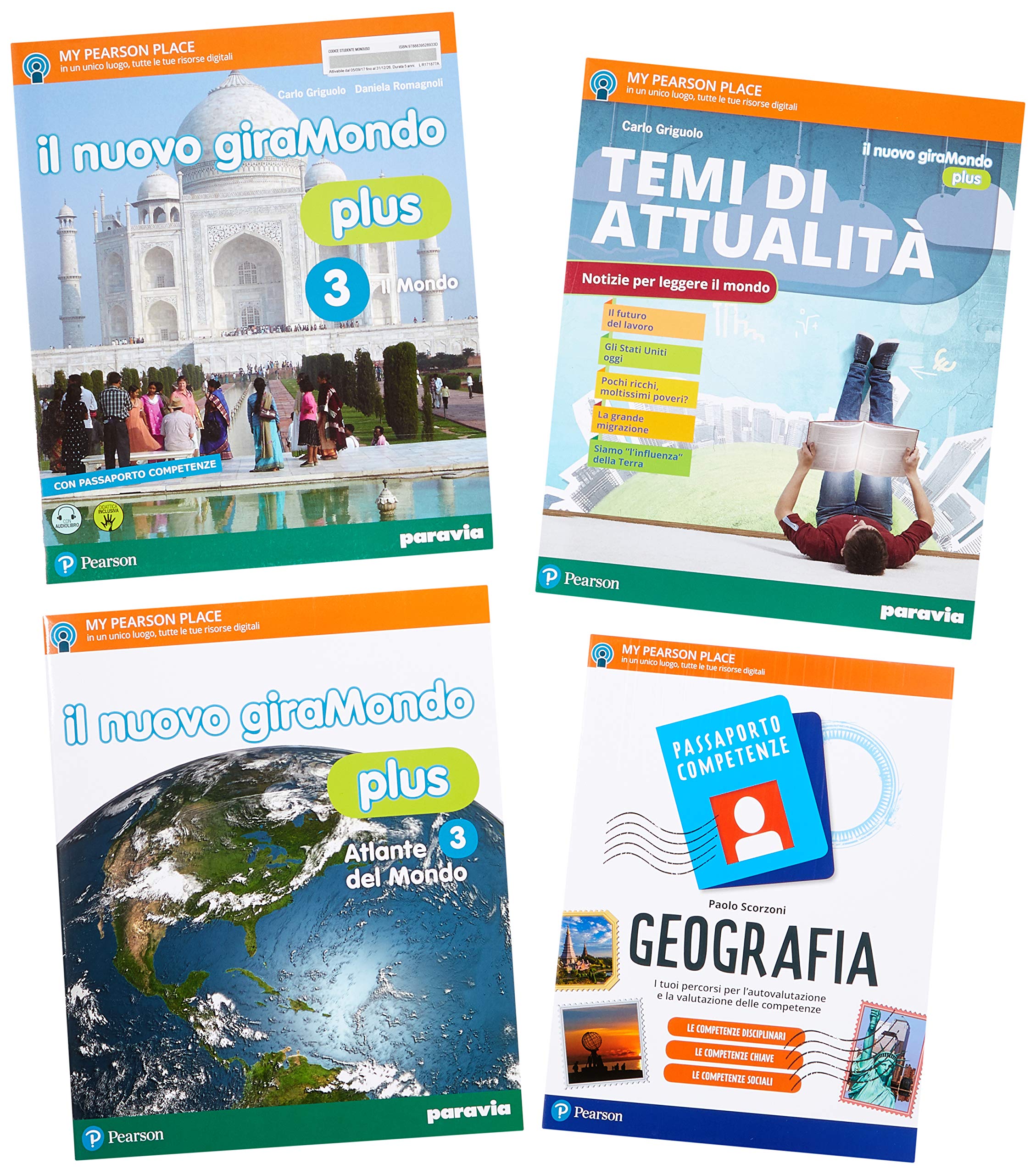 Il nuovo giramondo plus. Con Atlante, Temi d’attualità e Passaporto delle competenze. Per la Scuola media. Con ebook. Con espansione online. Mondo (Vol. 3) Study Guides