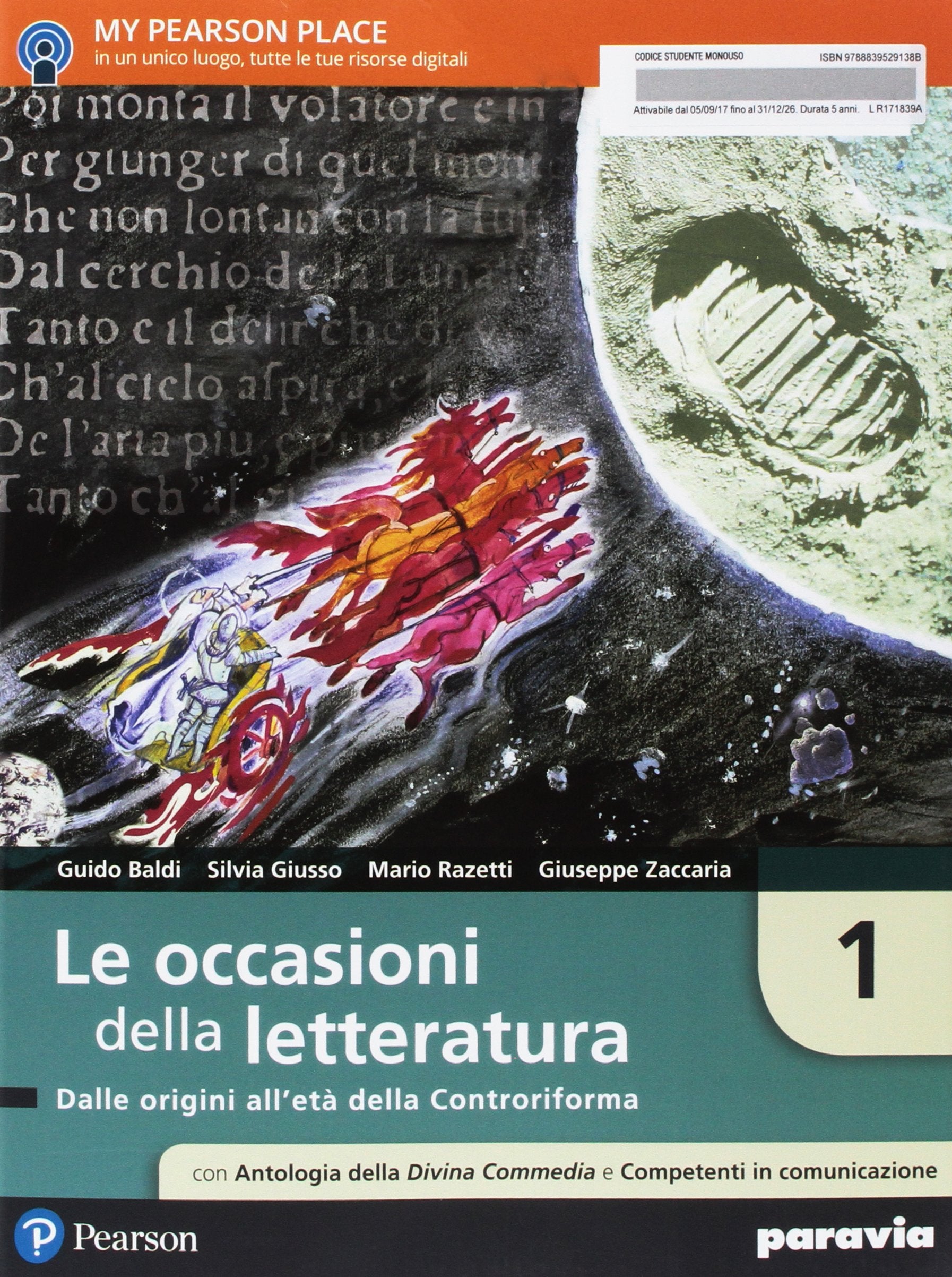 Le occasioni della letteratura. Con antologia della Divina Commedia con 25 canti. Per le Scuole superiori. Con e-book. Con espansione online. Dalle origini all’età della controriforma (Vol. 1) Professional & Reference Books