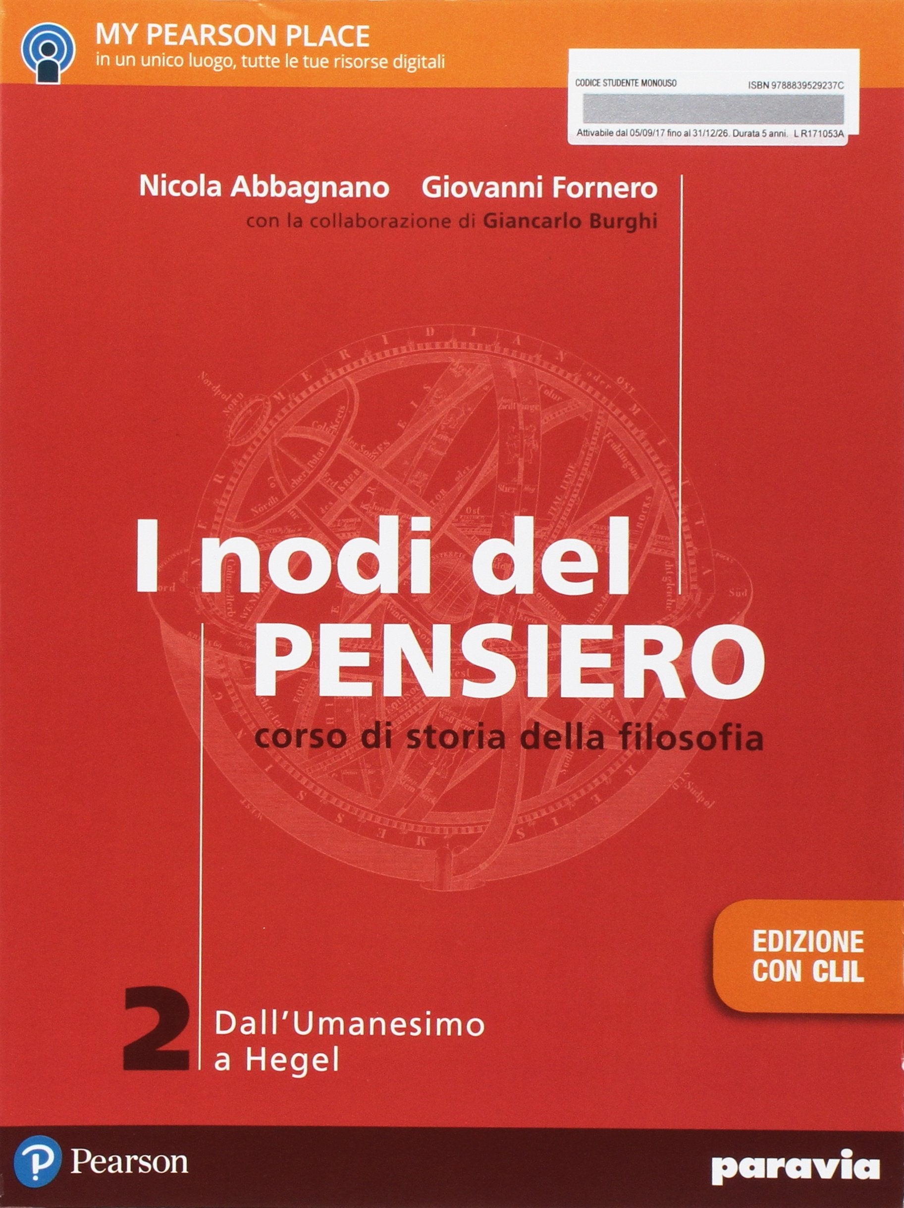 I nodi del pensiero. Con CLIL. Per le Scuole superiori. Con e-book. Con espansione online. Dall'umanesimo a Hegel (Vol. 2) Study Guides