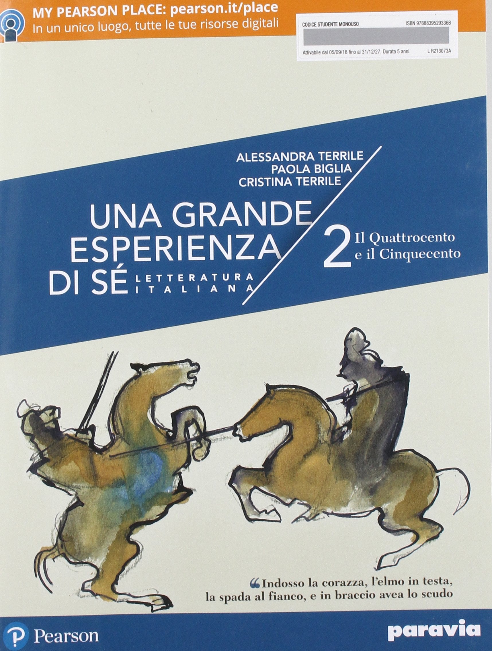 Una grande esperienza di sé. Per il 2° biennio e 5° anno delle Scuole superiori. Con ebook. Con espansione online. Il Quattrocento e il Cinquecento (Vol. 2) Professional & Reference Books