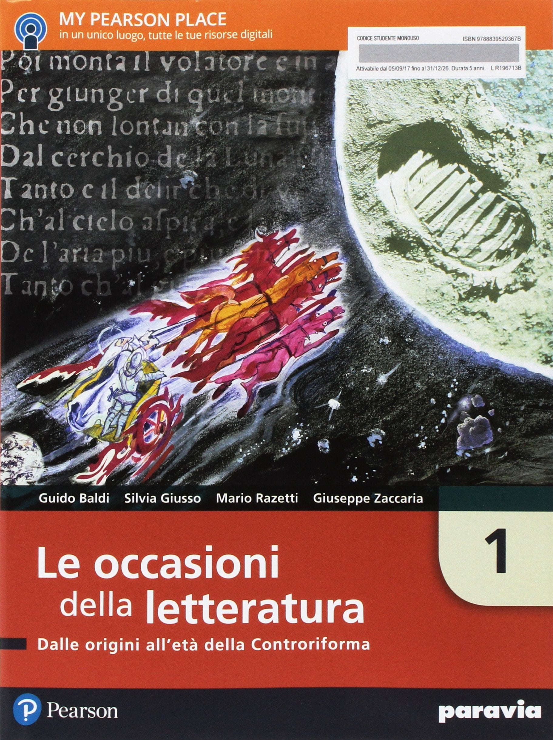 Le occasioni della letteratura. Per le Scuole superiori. Con e-book. Con espansione online. Dalle origini all’età della controriforma (Vol. 1) Professional & Reference Books