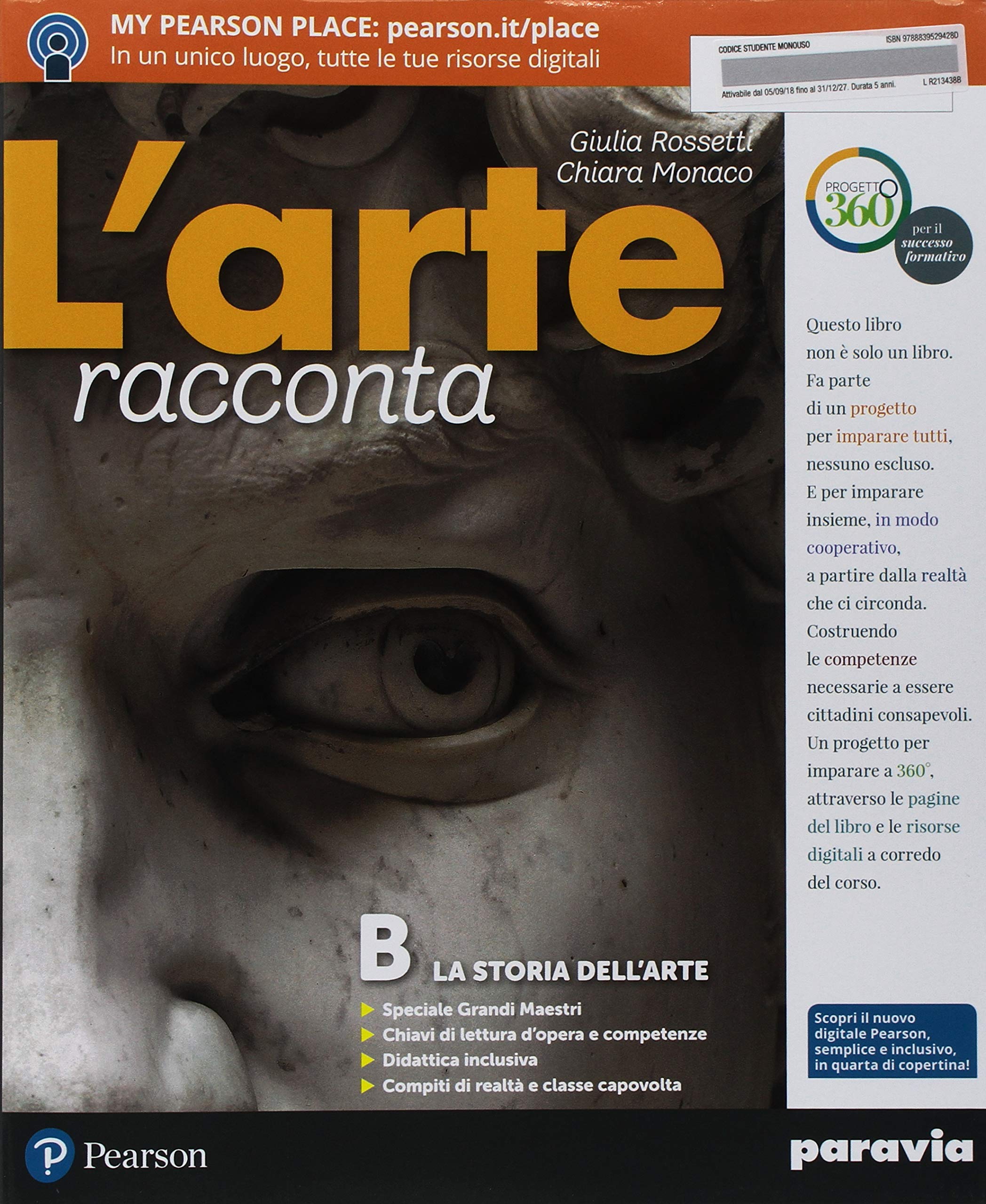 L'arte racconta. Con Schede. Con ITE. Con Didastore. Per la Scuola media. Con ebook. Con espansione online (Vol. A-B) Study Guides