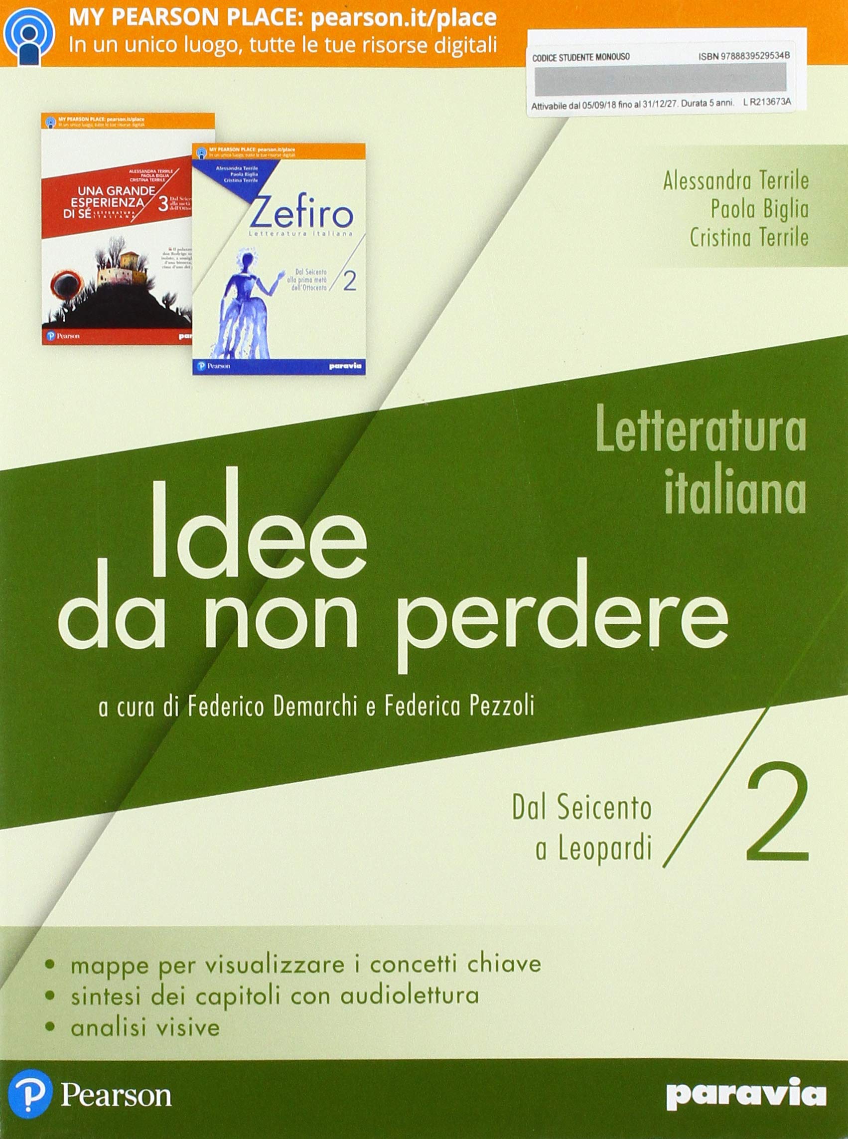 Idee da non perdere. Per le Scuole superiori. Con ebook. Con espansione online. Dal Seicento alla prima metà dell'Ottocento (Vol. 2) book
