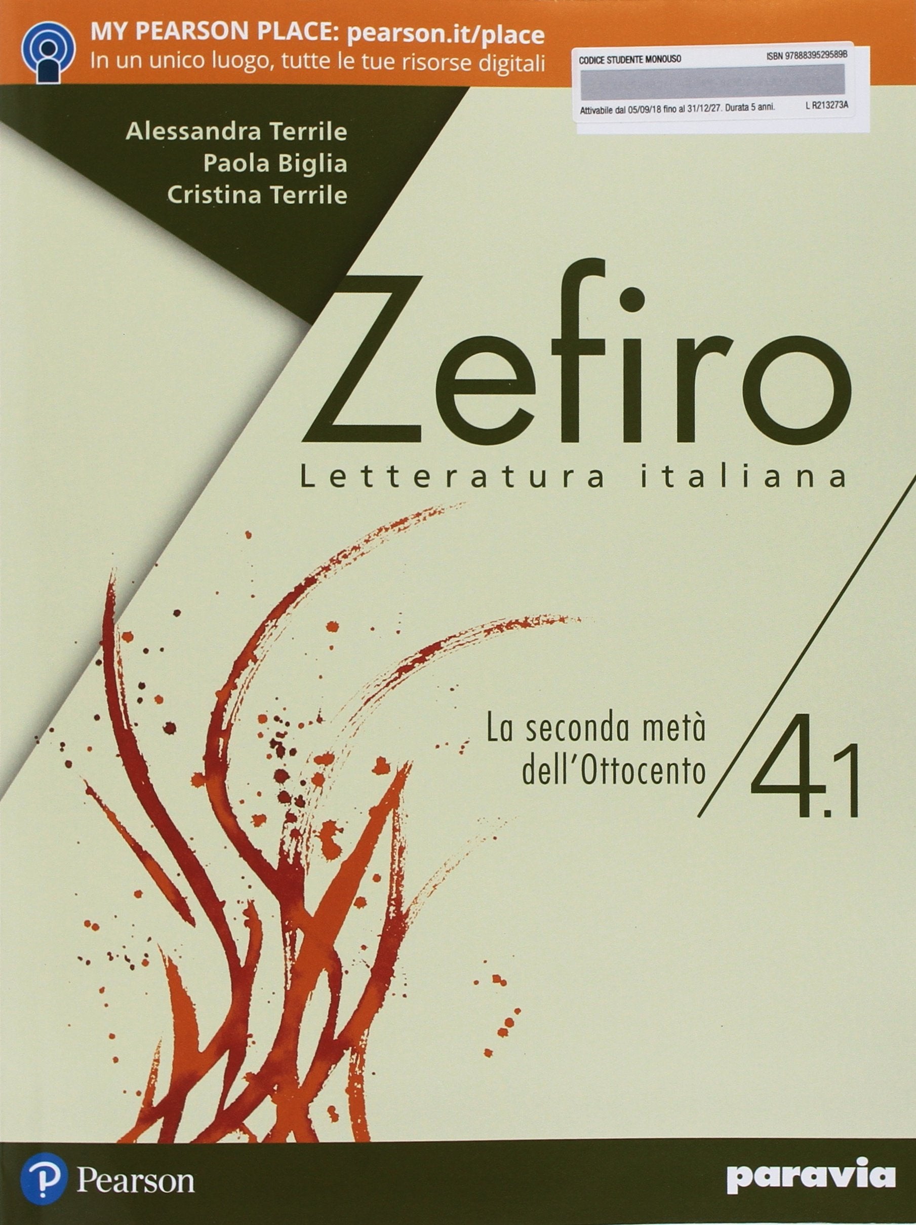 Zefiro. Con Verso la prova INVALSI di italiano. Con Libro liquido. Con Didastore. Per le Scuole superiori. Con ebook. Con espansione online. La seconda metà dell'Ottocento (Vol. 4.1) book