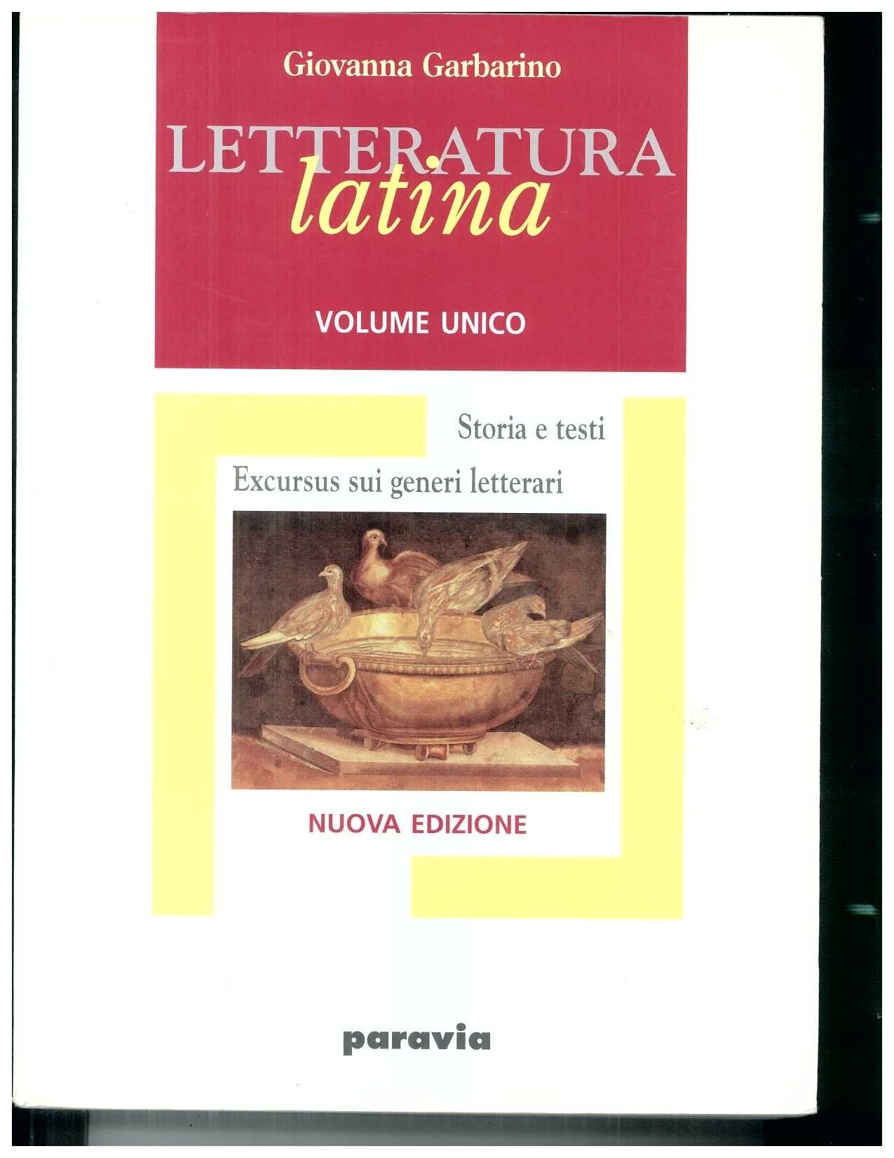 Letteratura latina. Storia e testi. Per i Licei e gli Ist. Magistrali Professional & Reference Books